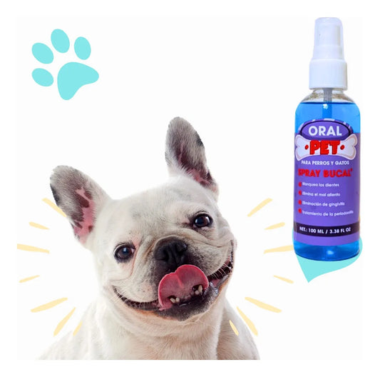 Spray bucal Oral Pet Godis para perros y gatos - elimina mal aliento y sarro, 100ml